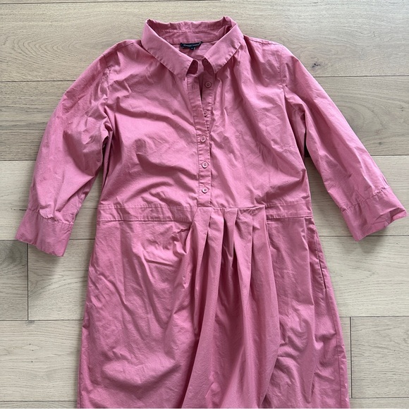 Universal Standard The Danielle Shirt Dress in Pink - Picture 3 of 12